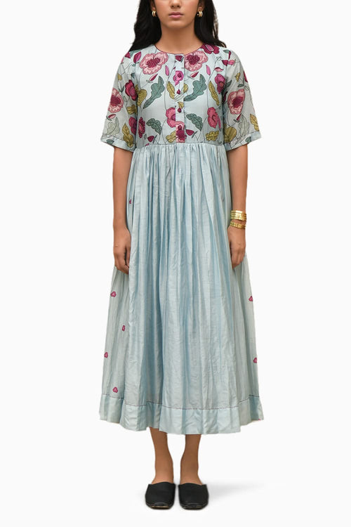 Blue Daisy Dress