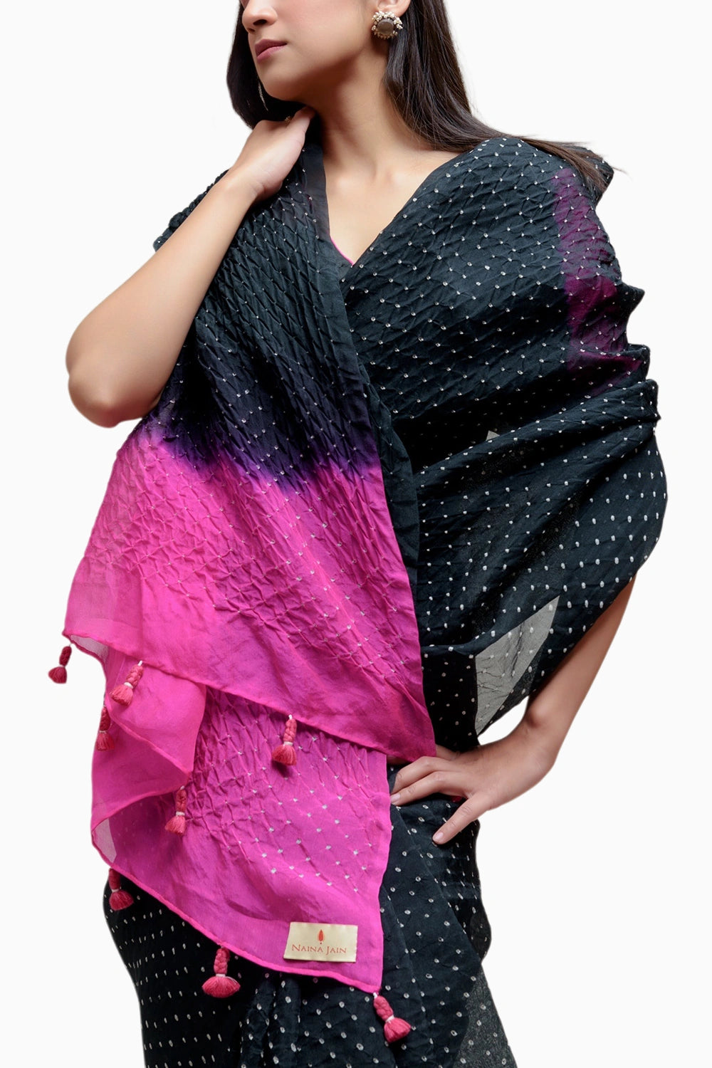 Black Rani Nisha Saree