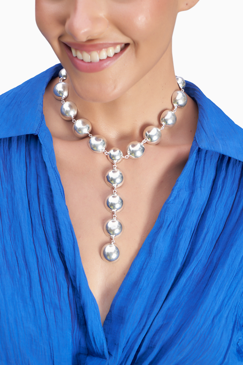 Silver Lora Necklace