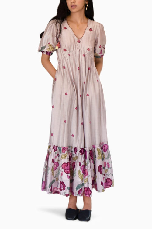 Cloudy Grey Dress