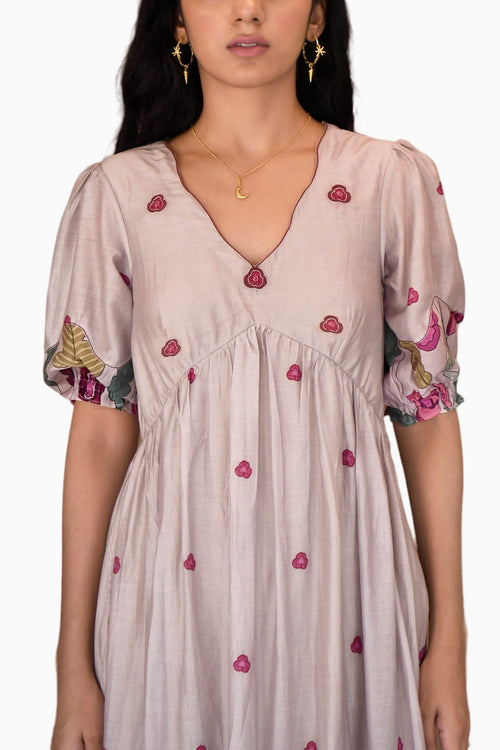Cloudy Grey Dress
