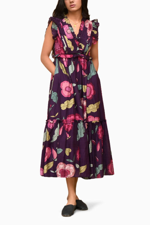 French Violet Dress