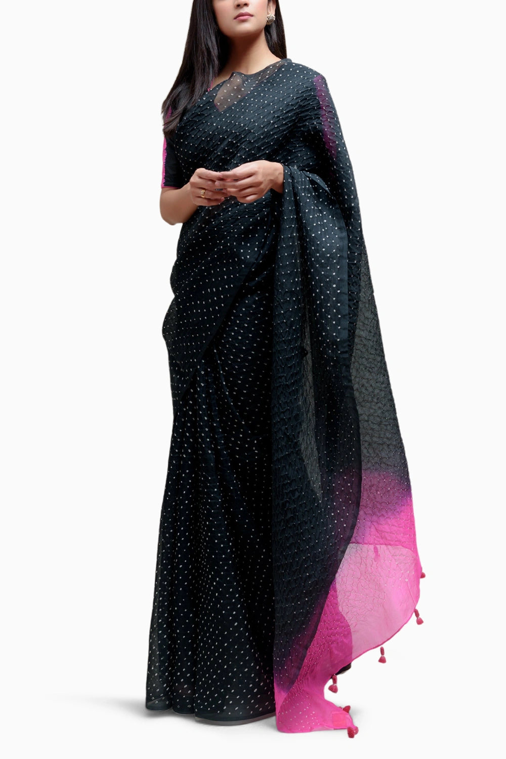 Black Rani Nisha Saree