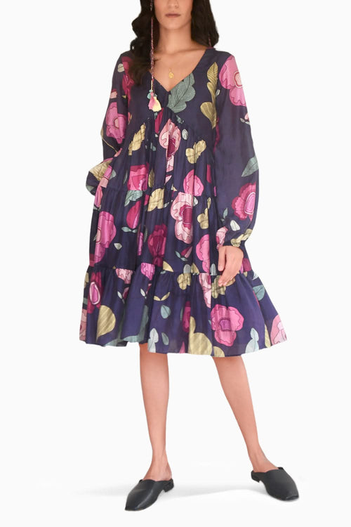 Oxford Flower Dress