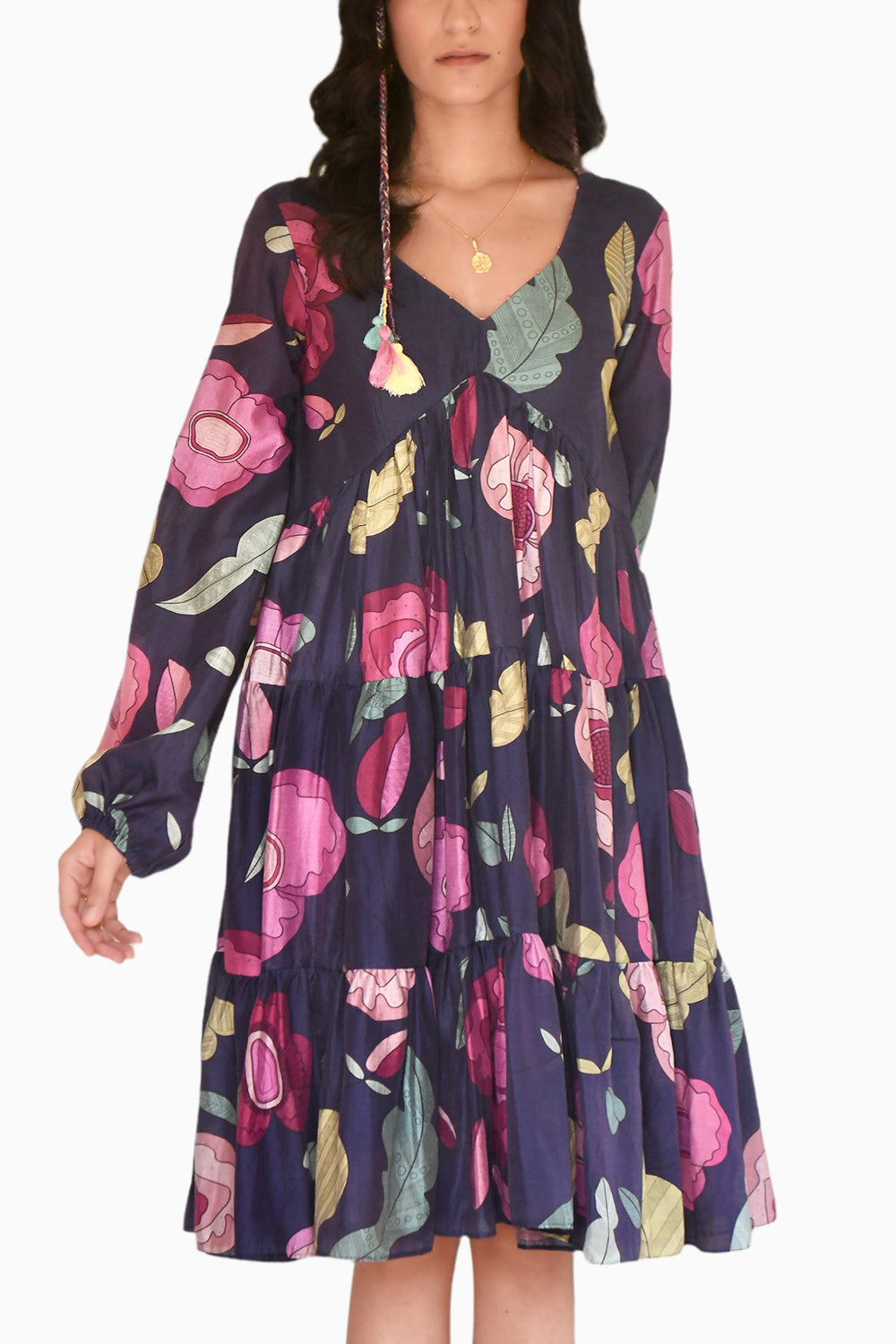 Oxford Flower Dress