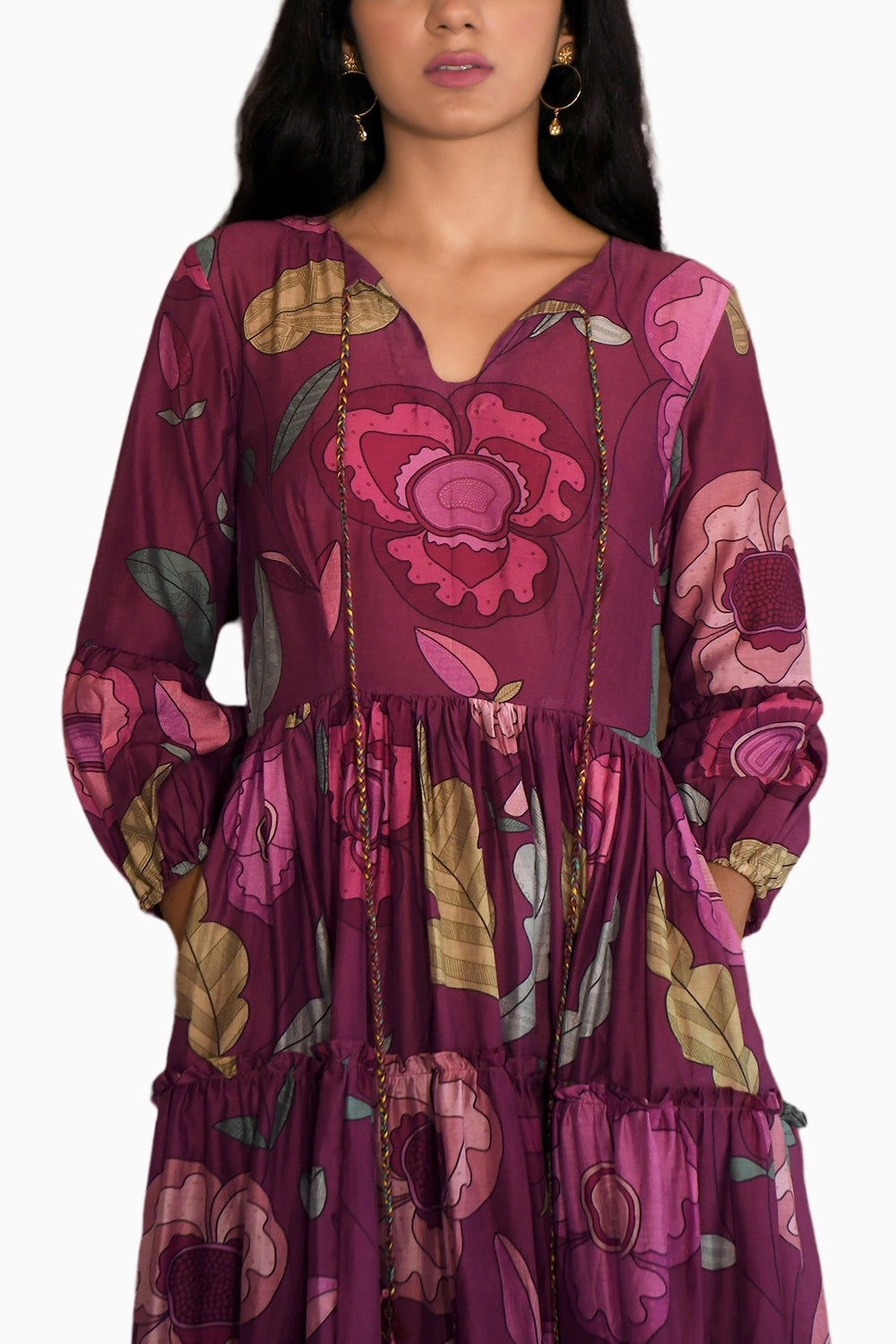 Plum Garden Dress