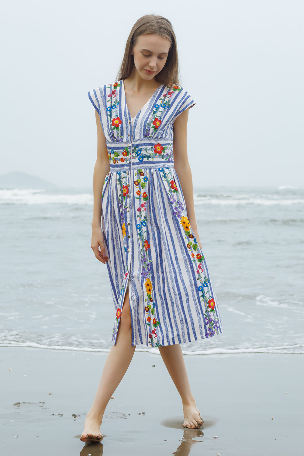Ocean Stripe Dress
