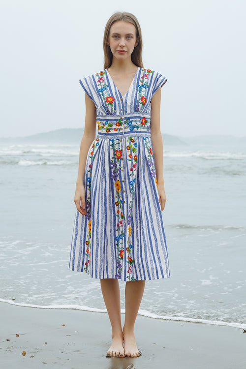 Ocean Stripe Dress