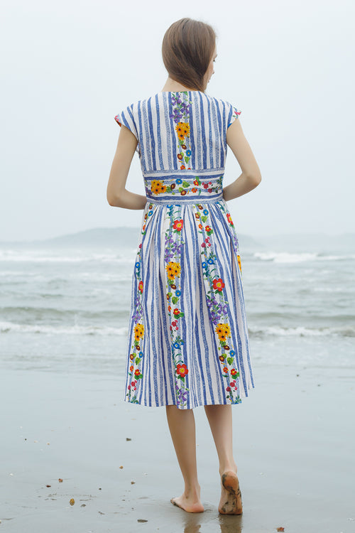 Ocean Stripe Dress