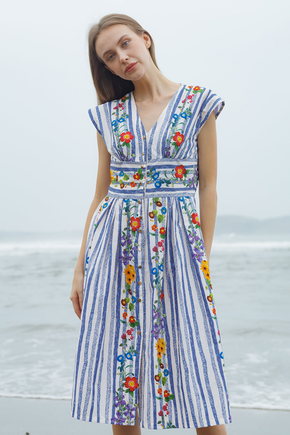 Ocean Stripe Dress
