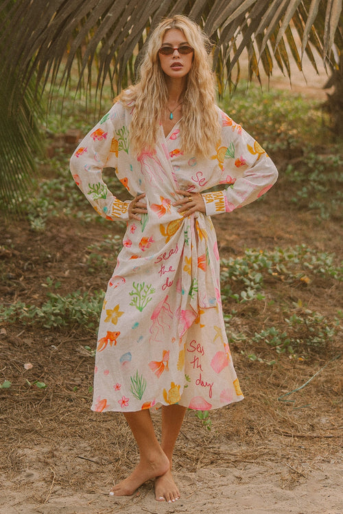 Sugar On The Beach Shirt Dress