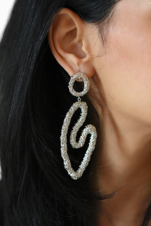 Silver Misty Earrings
