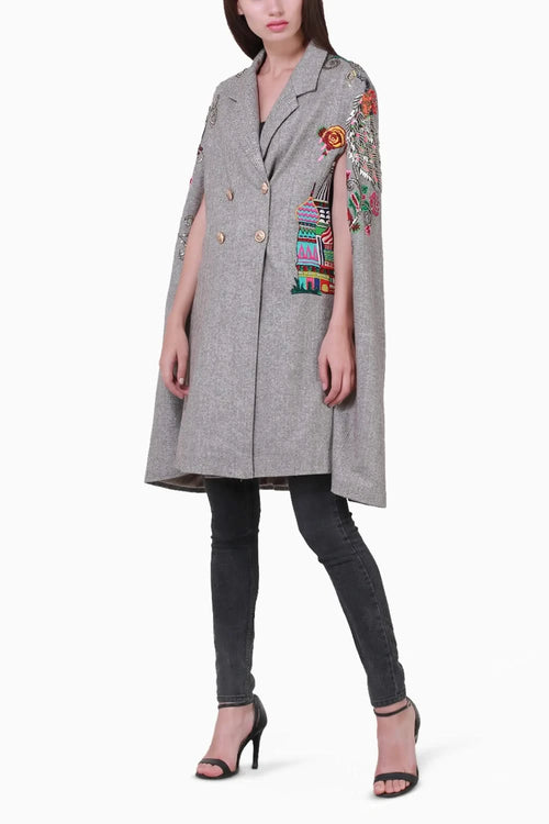 Long Tweed Cape