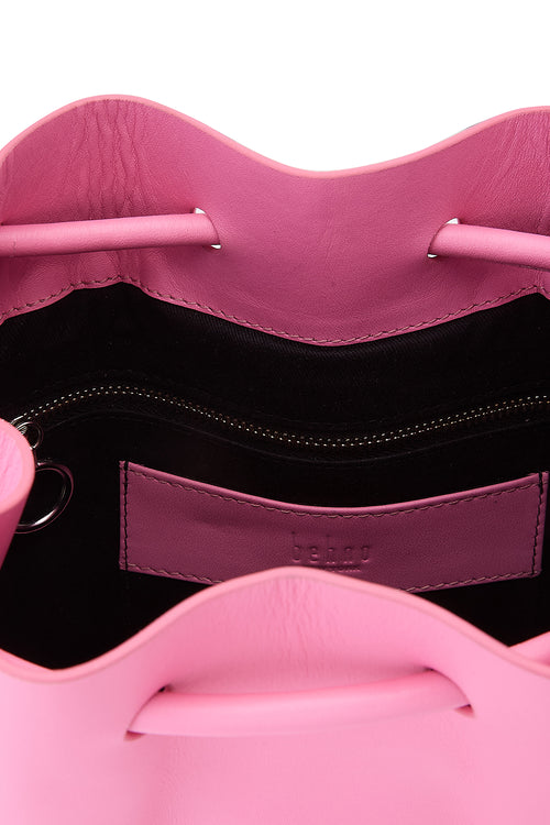 Ina Nappa Gum Pink Medium  Bag