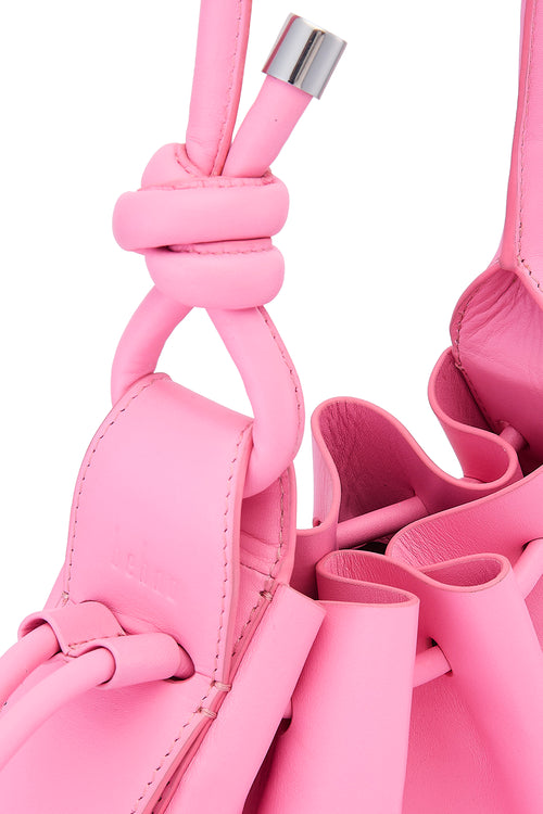 Ina Nappa Gum Pink Medium  Bag
