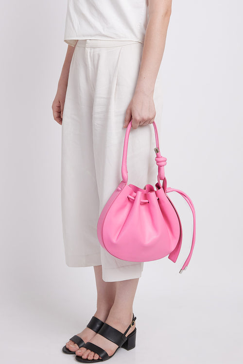 Ina Nappa Gum Pink Medium  Bag