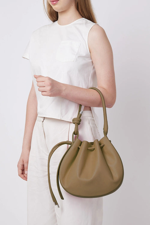 Ina Nappa Palm Medium Bag