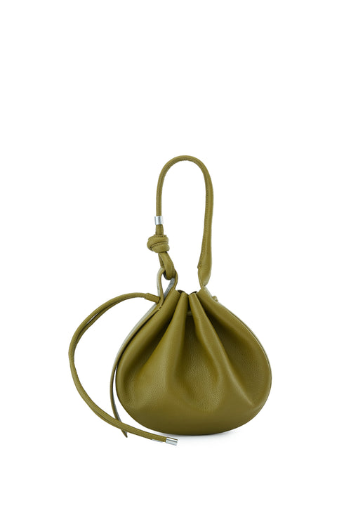 Ina Pebble Olive Medium Bag