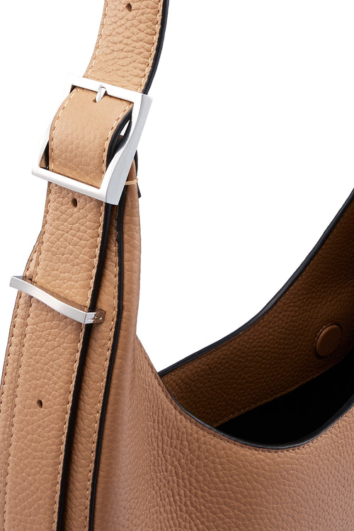 Ina Pebble Almond Large Crescent Bag