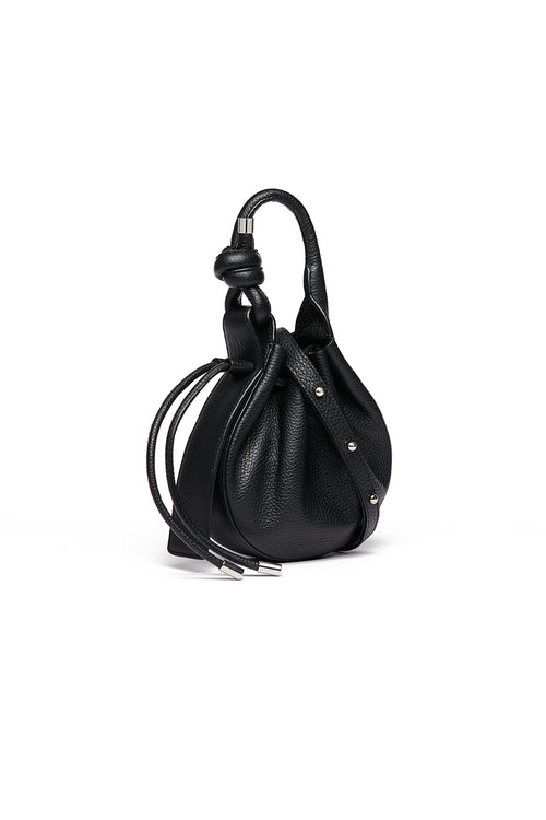 Ina Pebble Black Mini Crossbody Bag