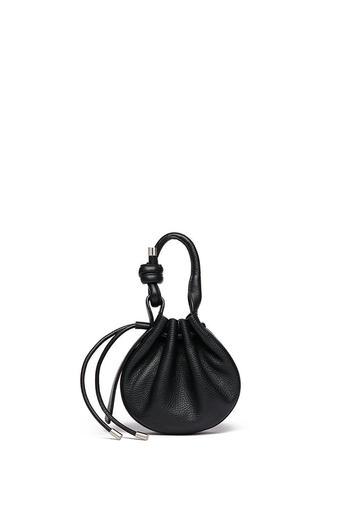 Ina Pebble Black Mini Crossbody Bag