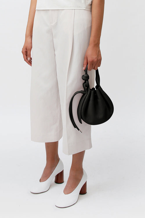 Ina Pebble Black Mini Crossbody Bag