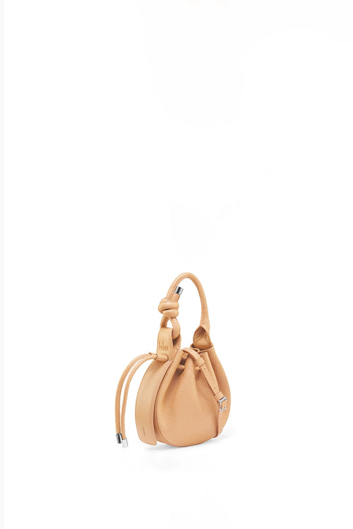 Ina Pebble Peach Mini Crossbody Bag