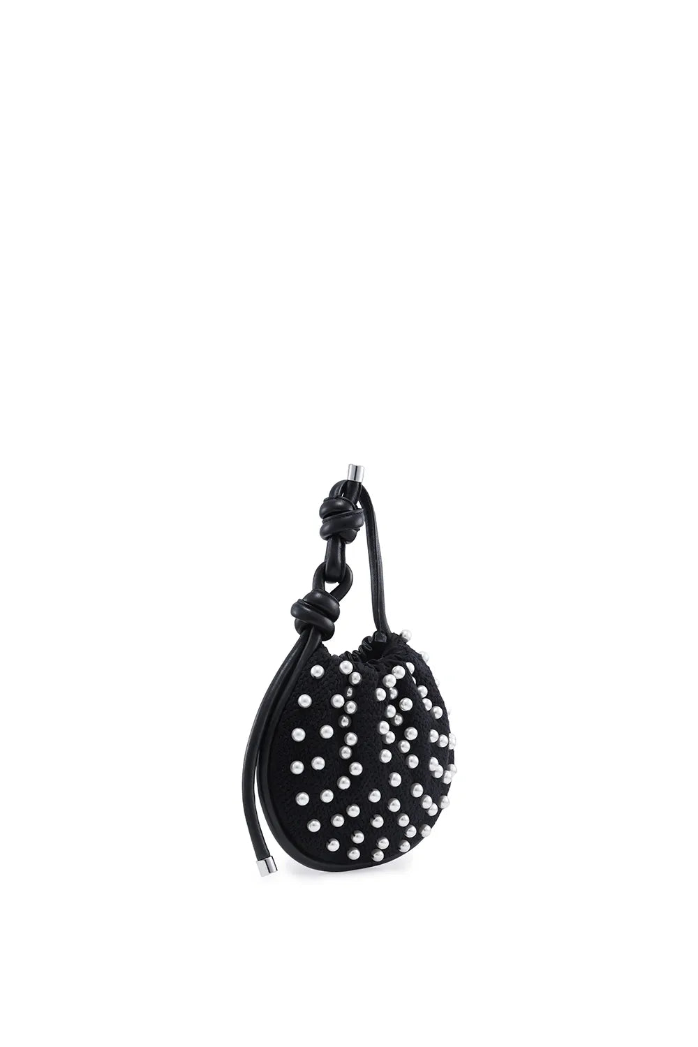Ina Pearls Black Mini Potli