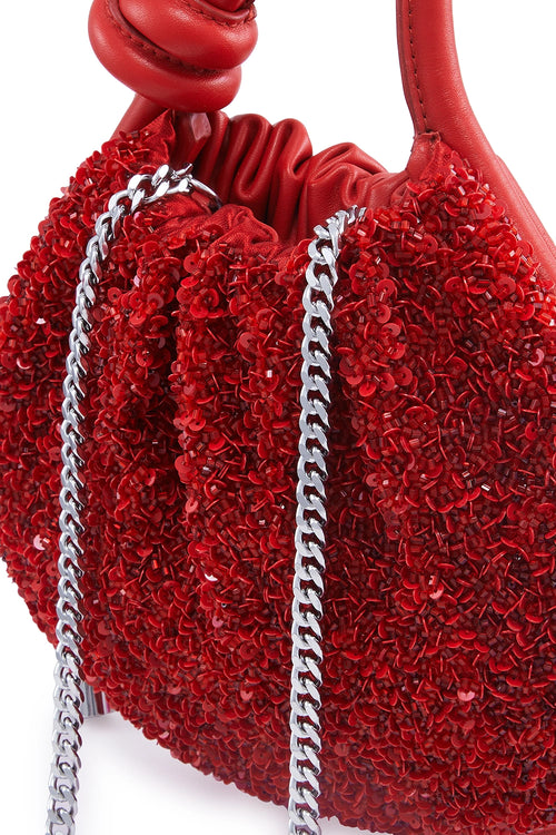 Ina Cut Dana Red Mini Potli