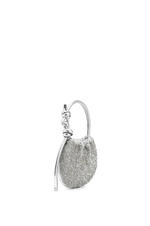 Ina Cut Dana Silver Mini Potli