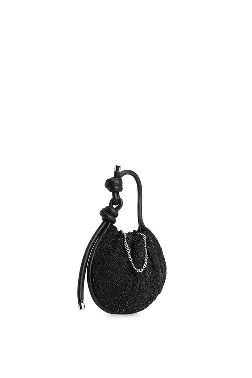Ina Suminagashi Black Mini Potli