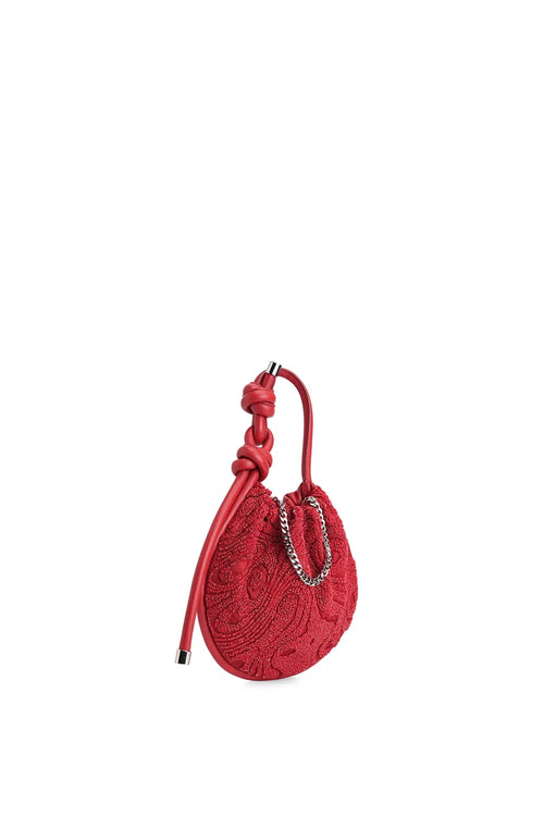 Ina Suminagashi Red Mini Potli