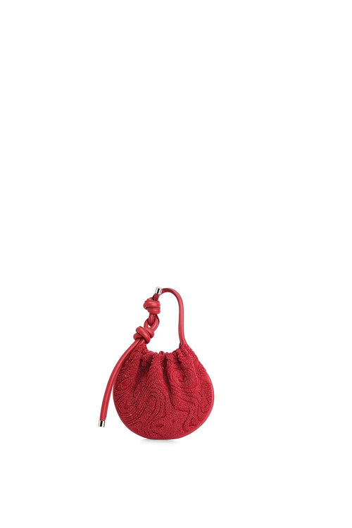 Ina Suminagashi Red Mini Potli