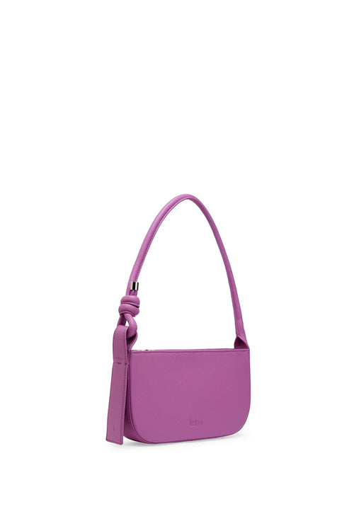 Ina Milled Orchid Mini Pouchette Bag