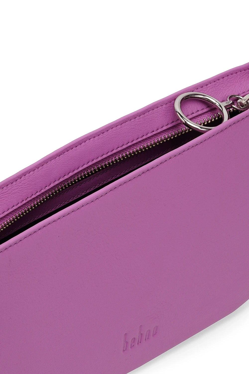 Ina Milled Orchid Mini Pouchette Bag
