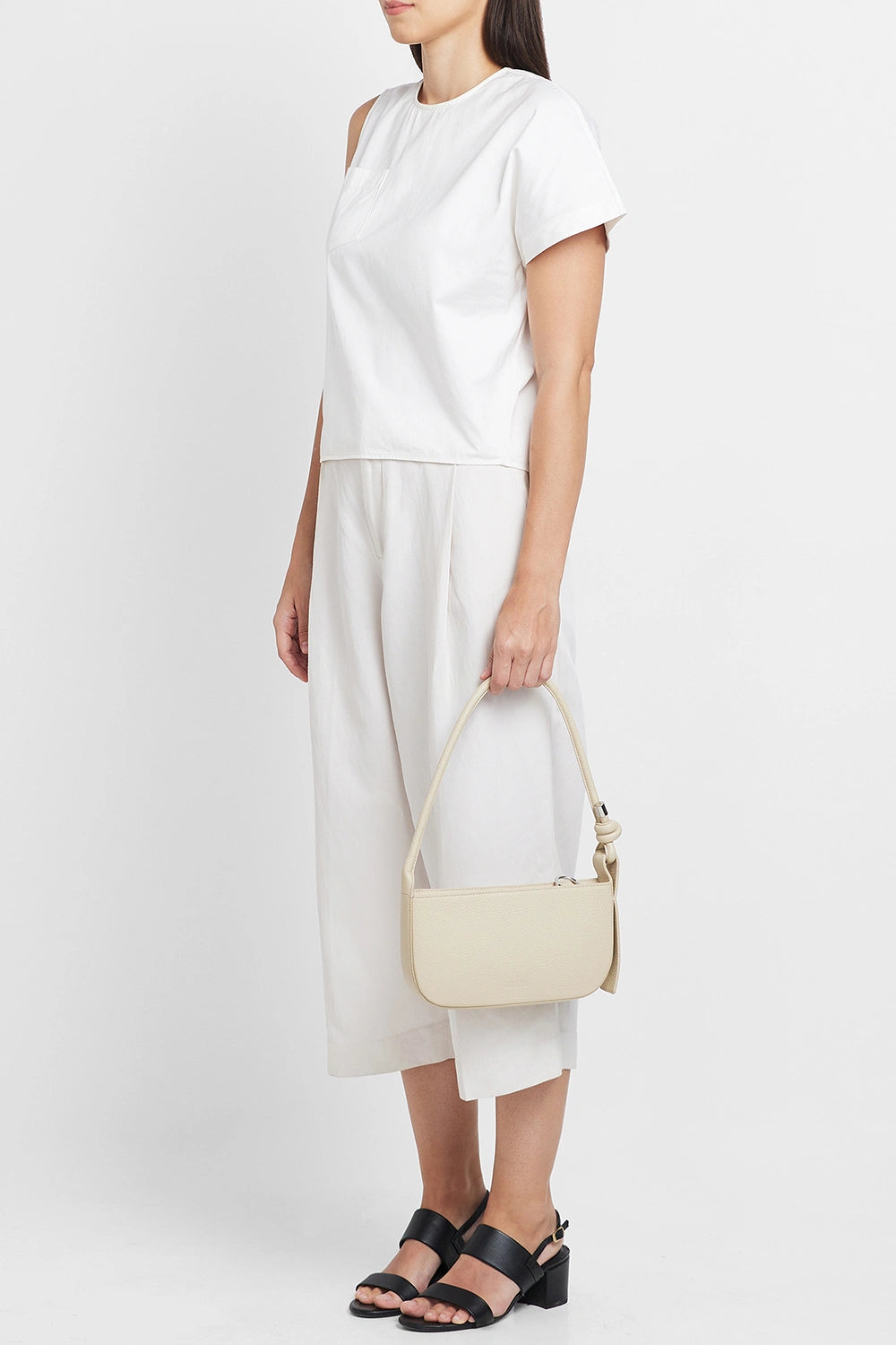 Ina Pebble Bone Mini Pouchette Bag