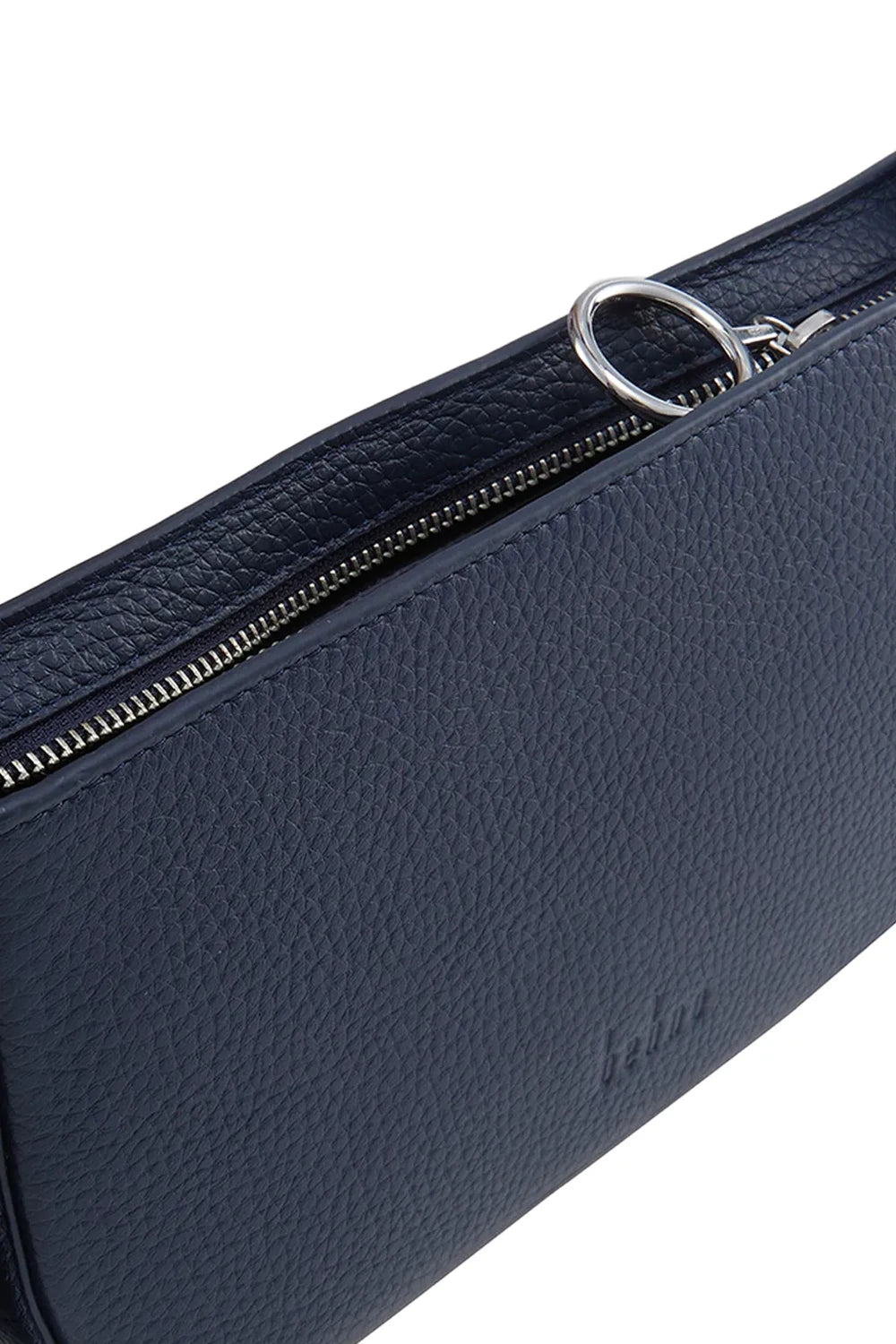 Ina Pebble Navy Mini Pouchette Bag