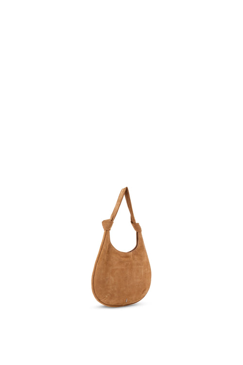 Ina N°2 Suede Caramel Medium Potli