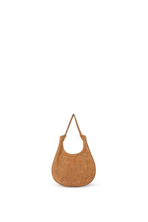 Ina N°2 Suede Caramel Medium Potli