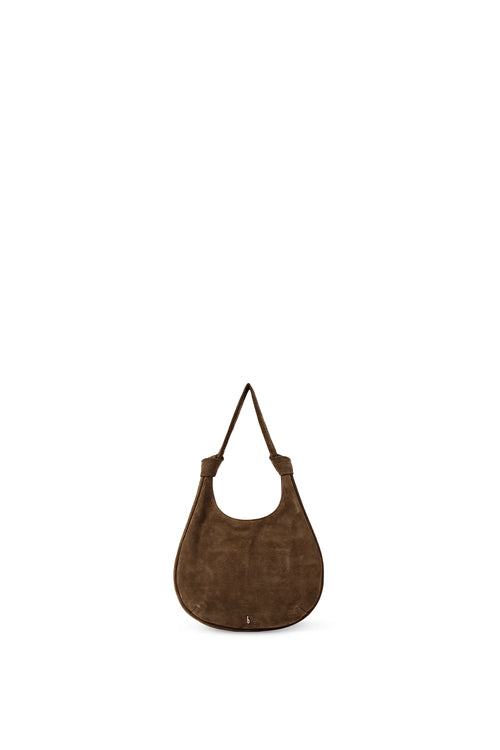 Ina N°2 Suede Caramel Medium Potli