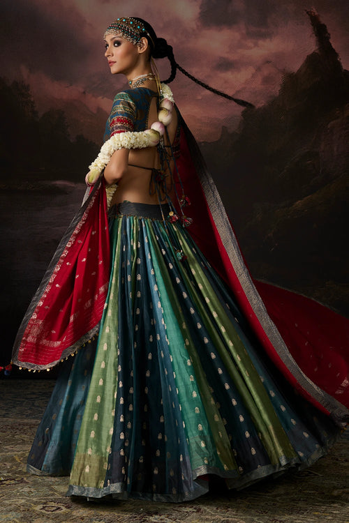 Inaya Shades Of Blue Skirt