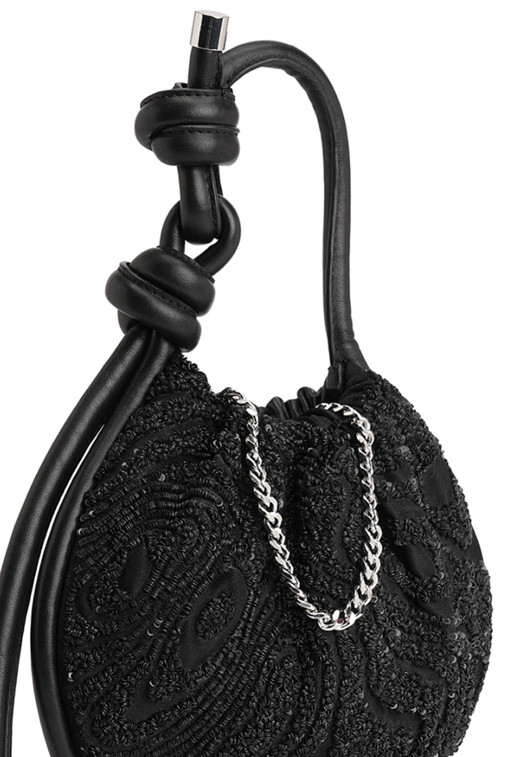 Ina Suminagashi Black Mini Potli