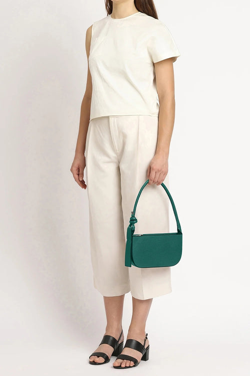 Ina Pebble Avocado Mini Pouchette Bag