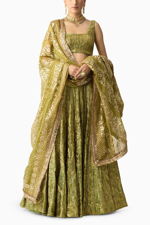 Reshmi Angoori Lehenga Set