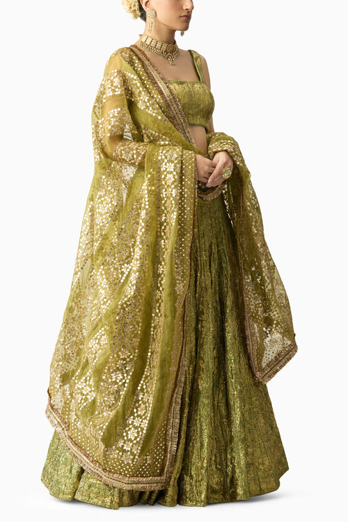 Reshmi Angoori Lehenga Set