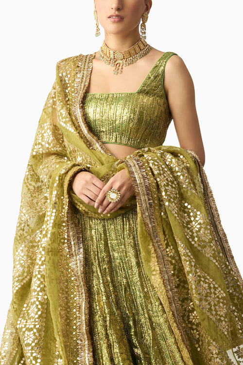 Reshmi Angoori Lehenga Set