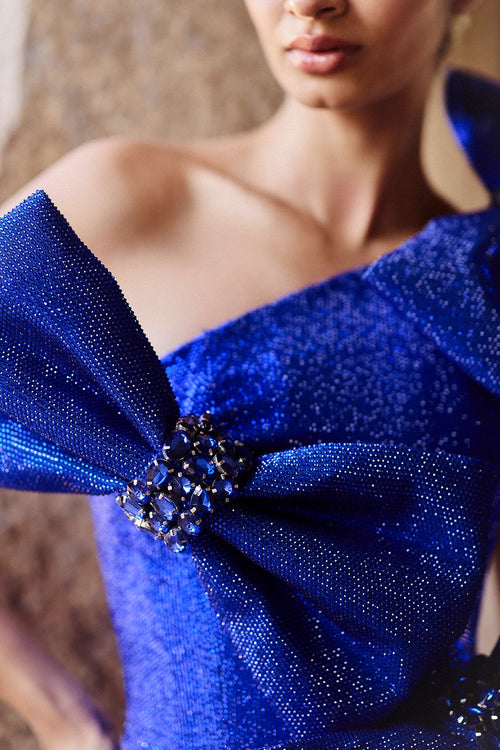 Neelim Blue Bow Dress