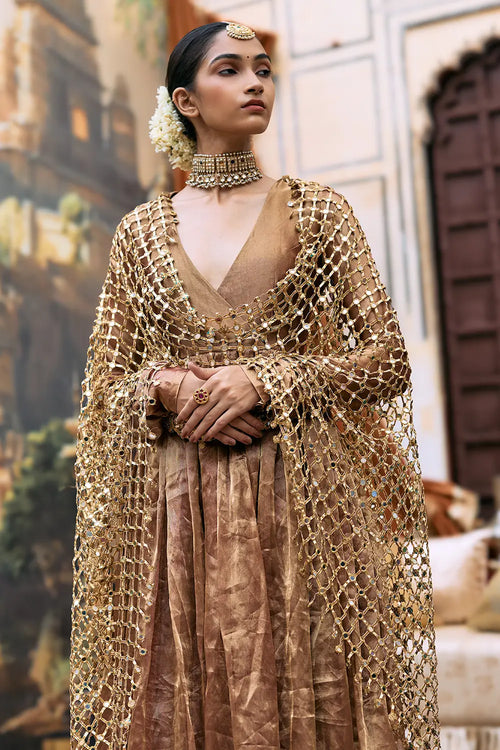 Kanthi Anarkali And Sheeshya Veil Set