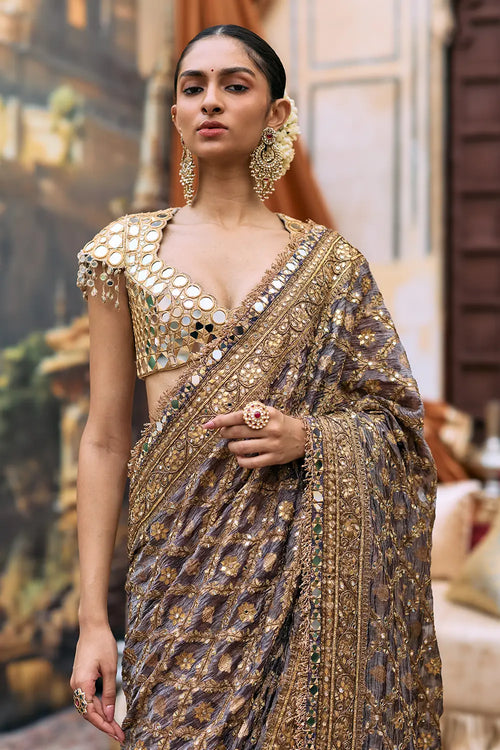 Patralekha Saree Set