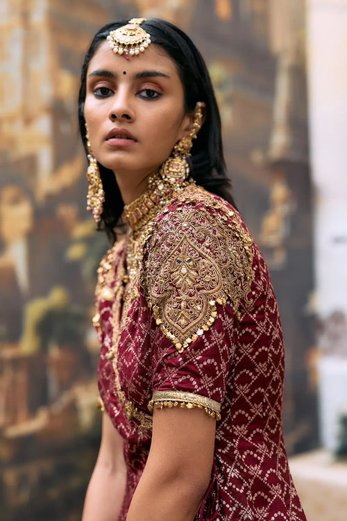 Vedi Peplum Sharara Set